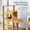 Large Cat Tree with Scratching Posts, Hideaway, and Climbing Perches