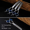 6.5-Inch Pet Grooming Shears – Straight and Curved Styles