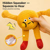 Waffle Plush Cat Toy with Crinkle Sound and Catnip