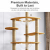 Large Cat Tree with Scratching Posts, Hideaway, and Climbing Perches