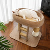Compact Cat Tree with Sisal Scratching Post and Resting Bed