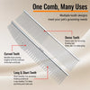 Stainless Steel Cat & Dog Grooming Comb for Detangling