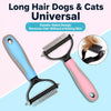 Dog & Cat Detangling Grooming Brush for Loose Fur