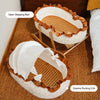 French-Style Cat Bed with Rocking Base