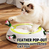 Rechargeable Whack-a-Mole Cat Toy with 2 Replacement Heads