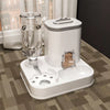 Automatic Pet Feeder and Water Bowl for Cats and Dogs