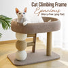 Compact Cat Tree with Sisal Scratching Post and Resting Bed