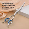 Pet Grooming Scissors Set with Case and Care Kit