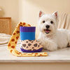 Dog Snuffle Boot Toy with Crinkle and Squeaker
