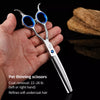 6.5-Inch Pet Grooming Shears – Straight and Curved Styles