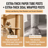 Large Wooden Cat Tree with Scratching Posts, Steps & Cat Houses