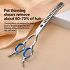 Pet Grooming Scissors Set with Case and Care Kit