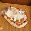 French-Style Cat Bed with Rocking Base