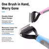 Dog & Cat Detangling Grooming Brush for Loose Fur