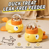 Duck-Shaped Interactive Treat Dispenser for Cats and Dogs