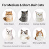 2-in-1 Deshedding and Detangling Brush for Dogs & Cats
