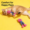Waffle Plush Cat Toy with Crinkle Sound and Catnip