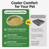 Round Woven Pet Bed with Removable, Washable Two-Layer Mat