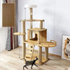 Large Cat Tree with Scratching Posts, Hideaway, and Climbing Perches