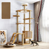 Large Cat Tree with Scratching Posts, Hideaway, and Climbing Perches