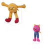 Waffle Plush Cat Toy with Crinkle Sound and Catnip
