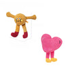 Waffle Plush Cat Toy with Crinkle Sound and Catnip