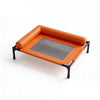 Raised Faux Leather Pet Cot for Small and Medium Dogs and Cats